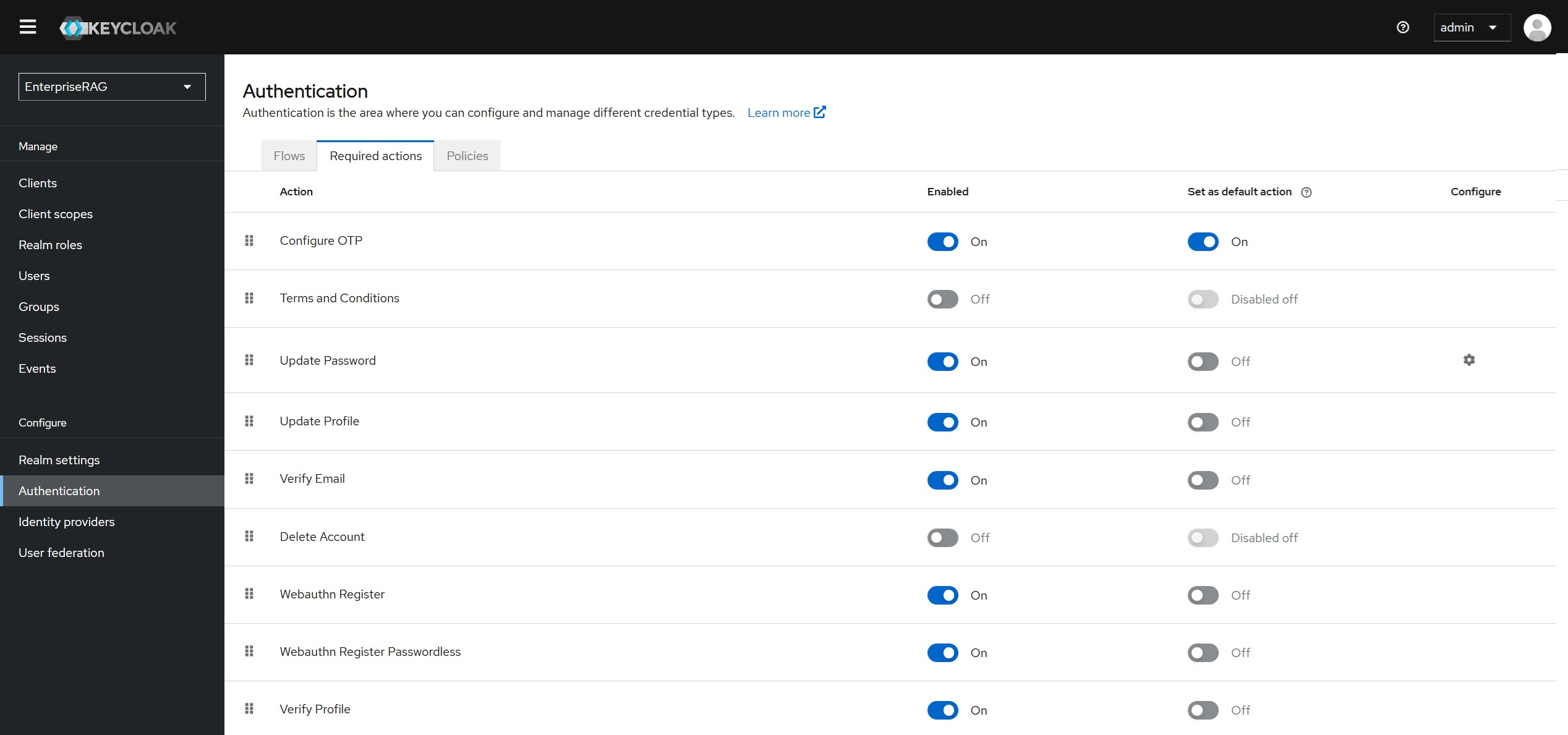 Login page screenshot